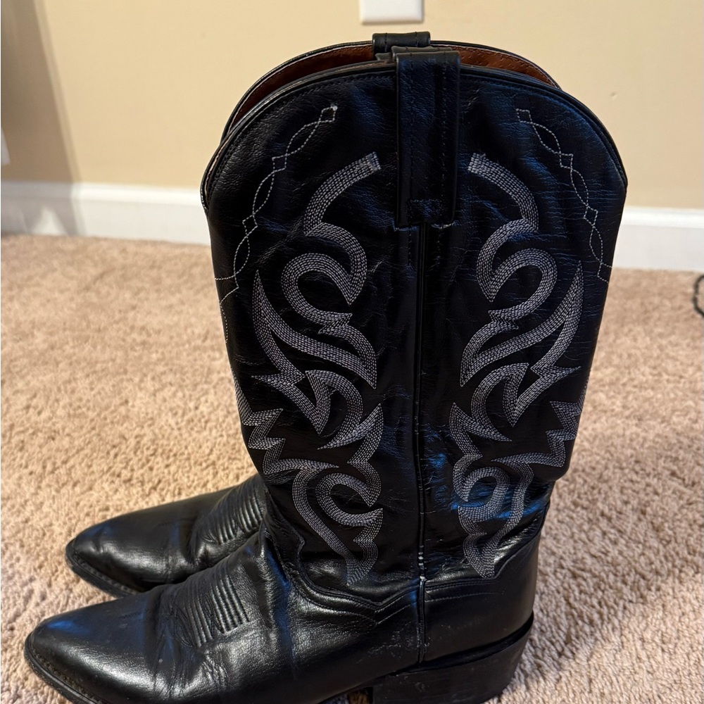 Dan Post Black Cowboy Boots